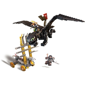 DREAMWORKS IONIX HOW TO TRAIN YOUR DRAGON 2 GIANT TOOTHLESS BATTLE BUILDING SET 