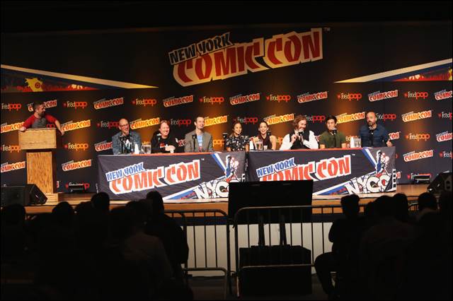 Directors and voice actors of Big Hero 6 gather at New York Comic Con to give fans a behind-the-scenes look at the upcoming film. Photo: comic book.com
