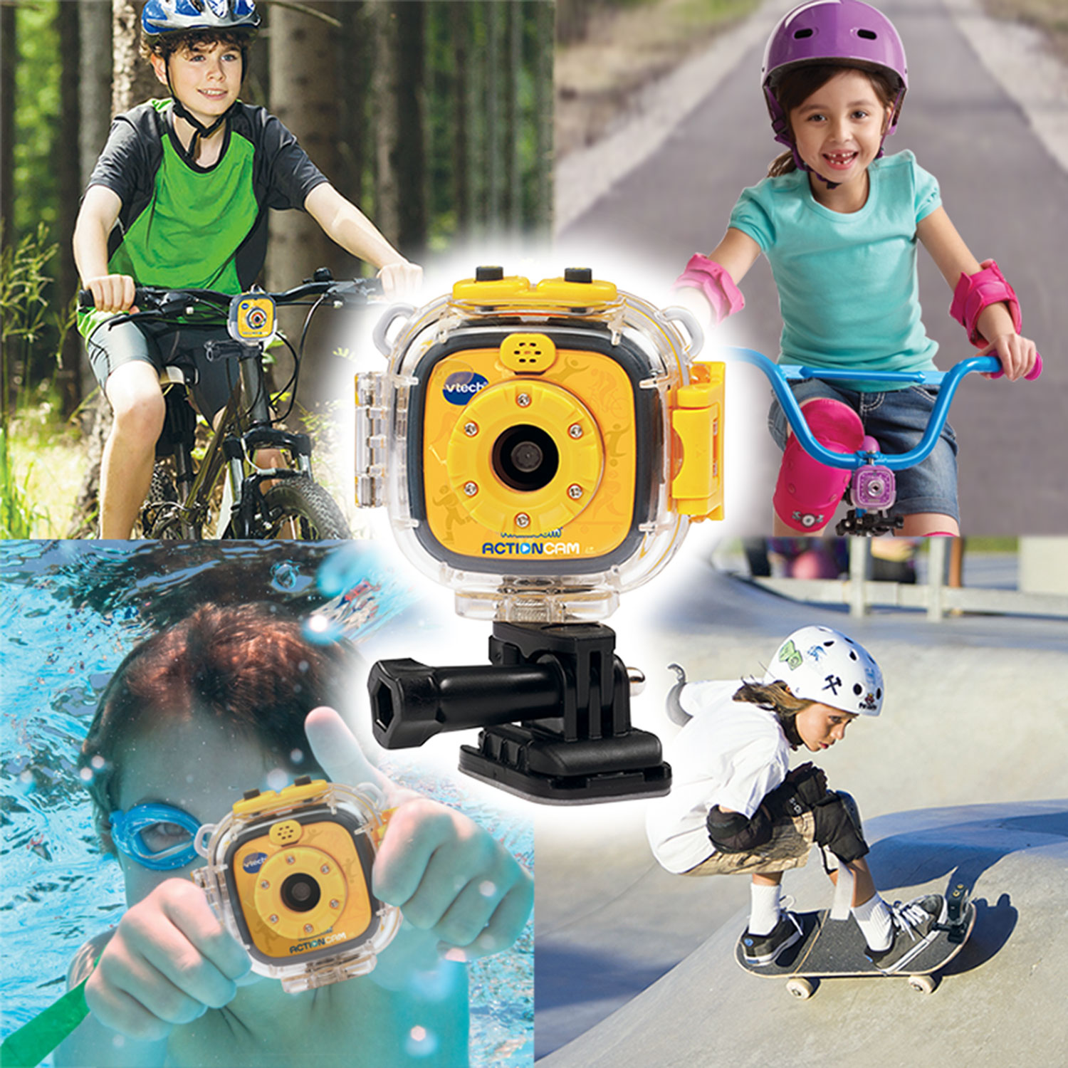 VTech Action Cam HD Action Camera for Kids Kids Digital Camera for Outdoor 