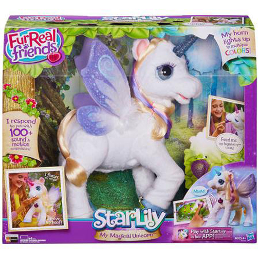 FurReal Friends My Magical Unicorn StarLily Interactive Toy Working B0450 for sale online 