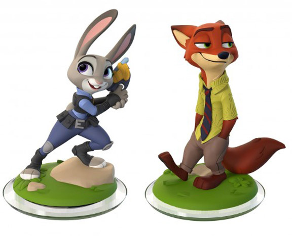 Disney Infinity 3.0 Judy Hopps Nick Wilde Figures 