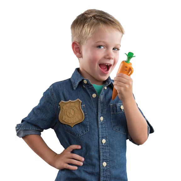 Judy's Carrot Recorder and Badge