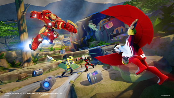 Disney Infinity 3.0 Marvel Battlegrounds Nova Corps Strike Ability Power Disc 