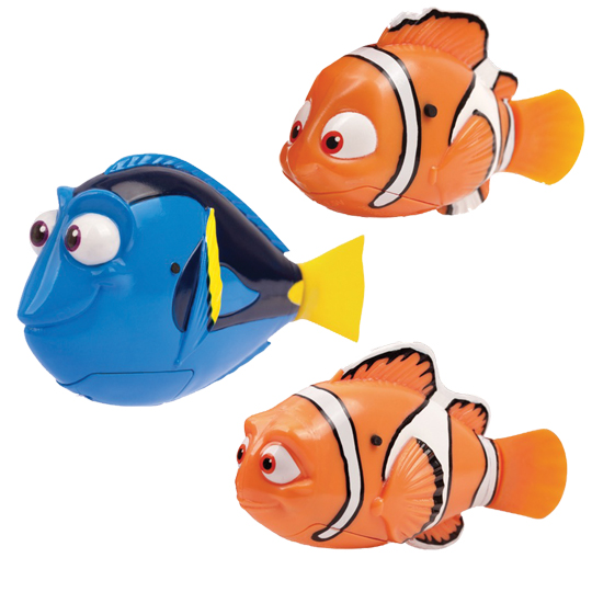 Genuine FINDING DORY Robo Fish Kids Robotic Water Activated Pet Clown Fish Nemo 