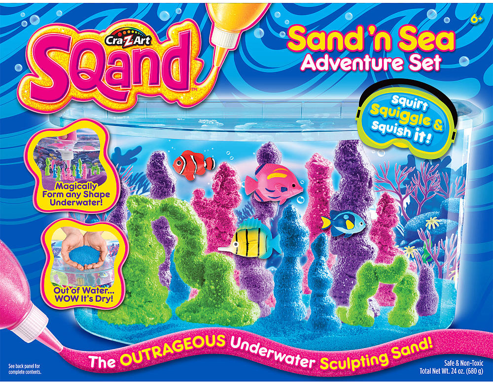 underwater sand toy
