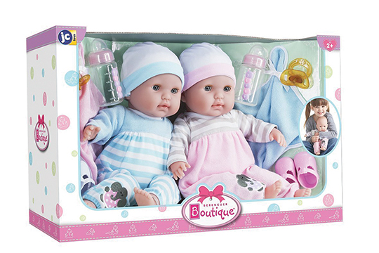 38cm berenguer boutique twins deluxe gift set
