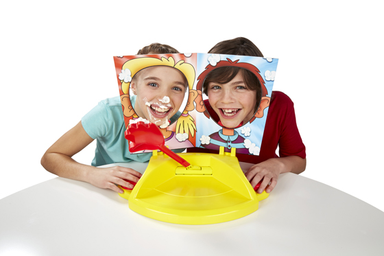 Pie Face Showdown Game Hasbro 2 Players Hilarious Family Fun for sale online