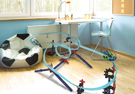 Fashionable new kid's room with wooden floor
