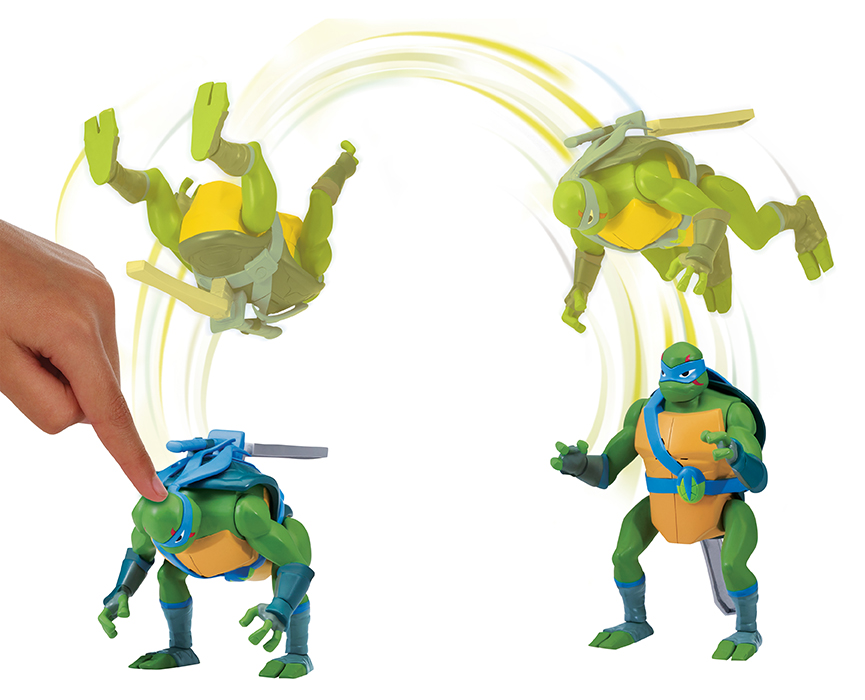Rise of The Teenage Mutant Ninja Turtles Deluxe Figures Ninja Action  NEW_UK 