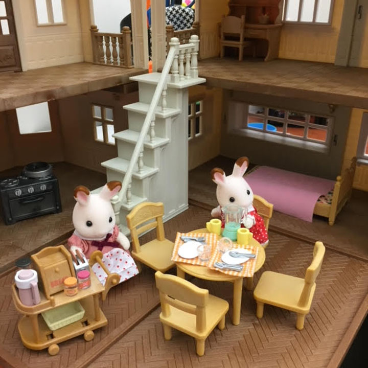 The Calico Critters Go To The Country With The New Red Roof