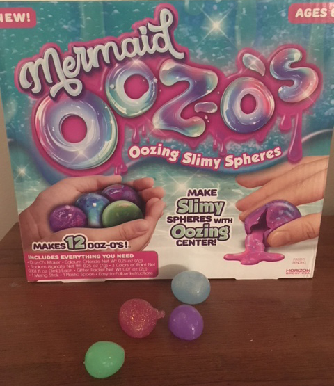 New Marbled Ooz-o’s Oozing Slimy Spheres Activity Kit Makes 12 Spheres Ages 6 