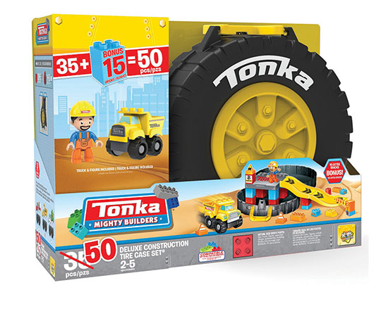 Tonka Mighty Builders Set Includes Construction Figure and Construction Truck Playsets