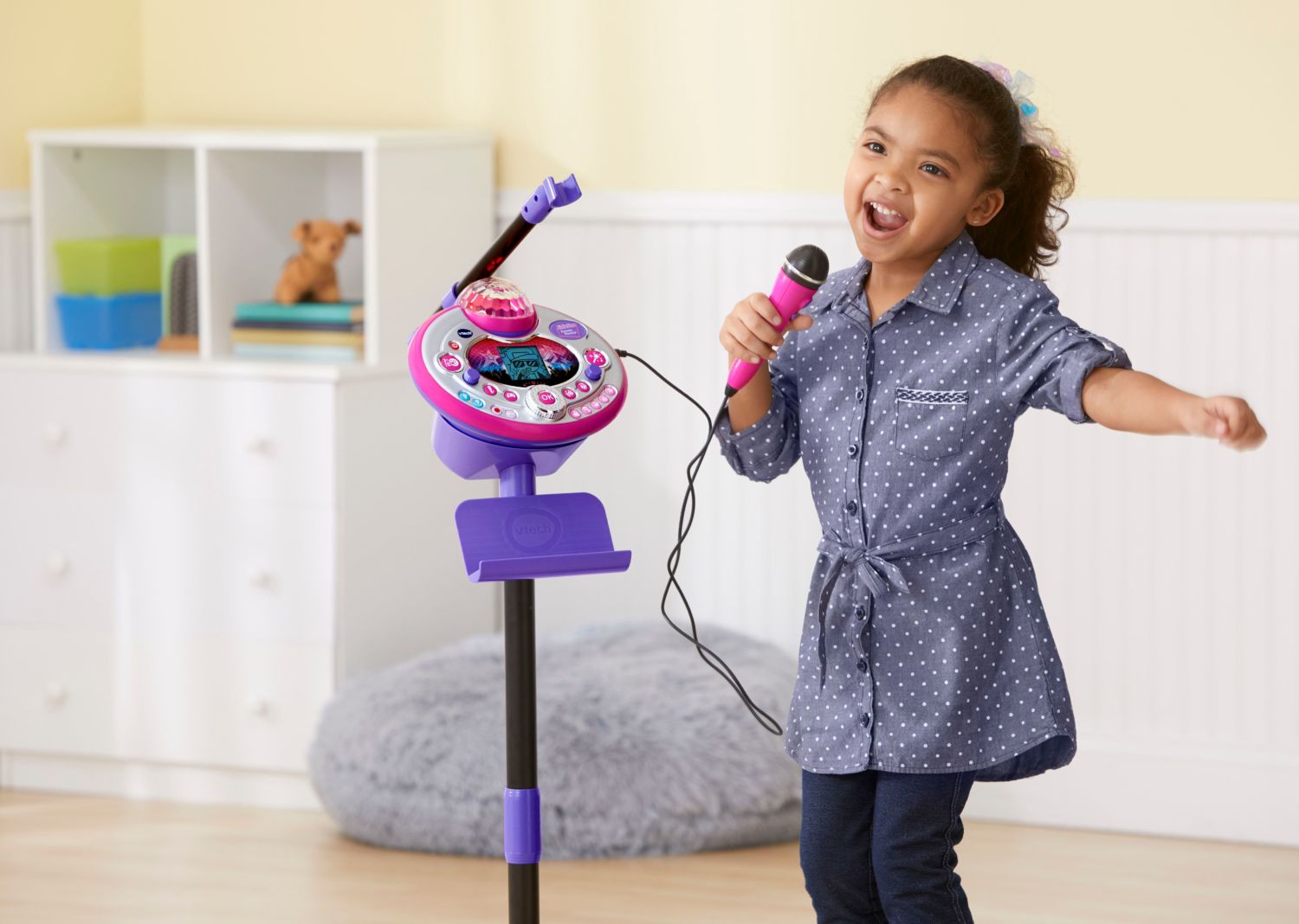 Vtech Kidi Star Karaoke Singing Machine Kids Children Toy Music Lights Sing Gift 