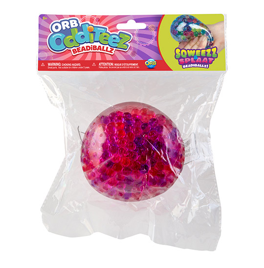 ORB Odditeez Xtreme Slimiballz Purple Squeeze & Splatt Swirl Slim Balls 6.5 inch 