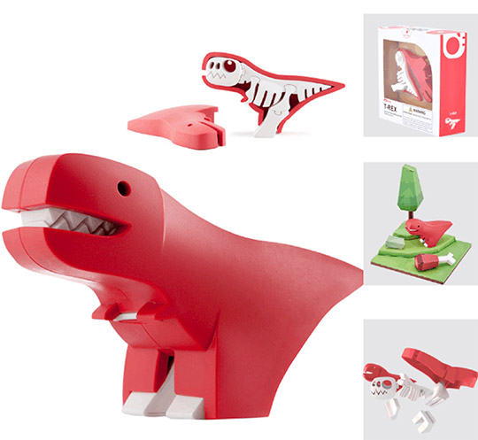 half toys dinosaur