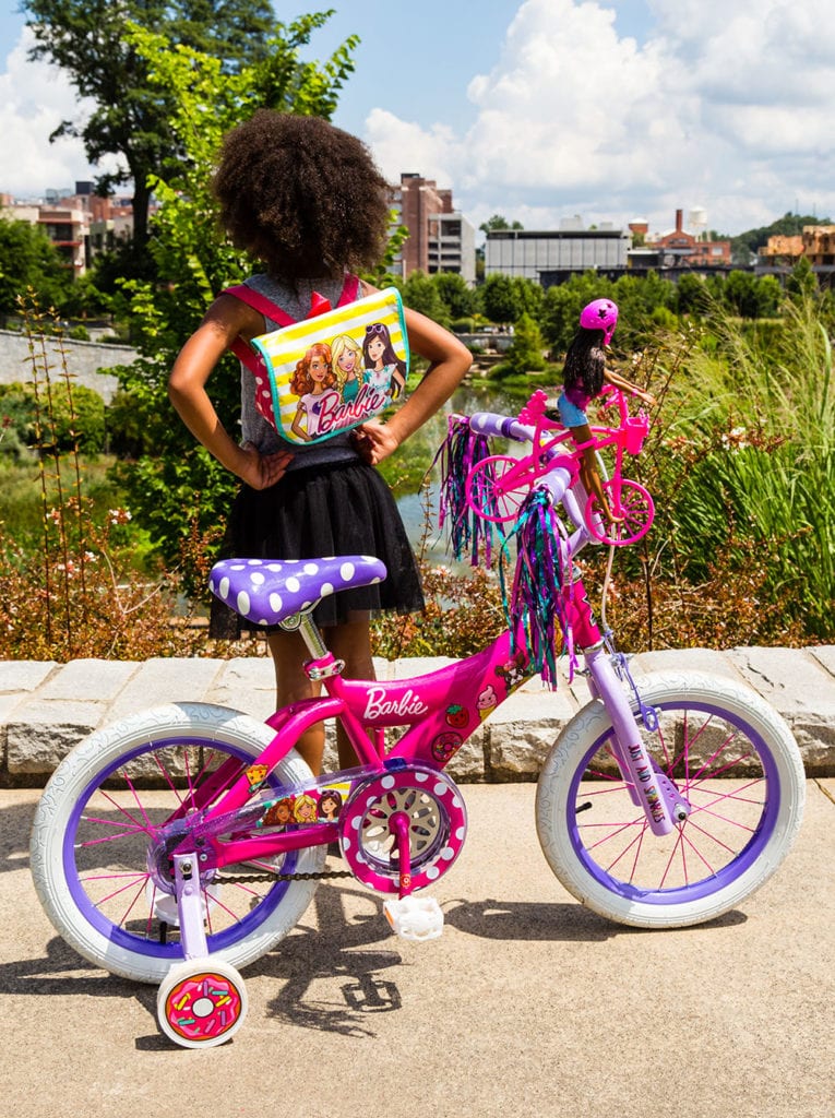 barbie with a bike