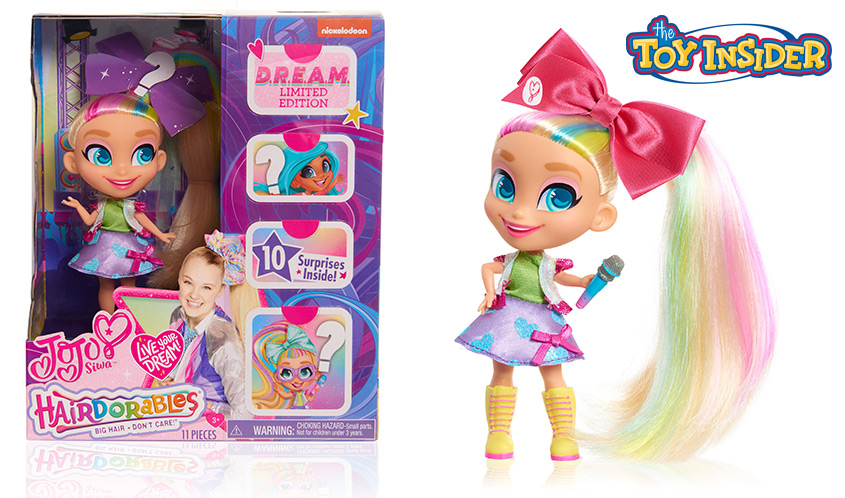 JoJo Siwa Hairdorables DREAM Limited Edition Doll 10 Surprises Colorful Style A 