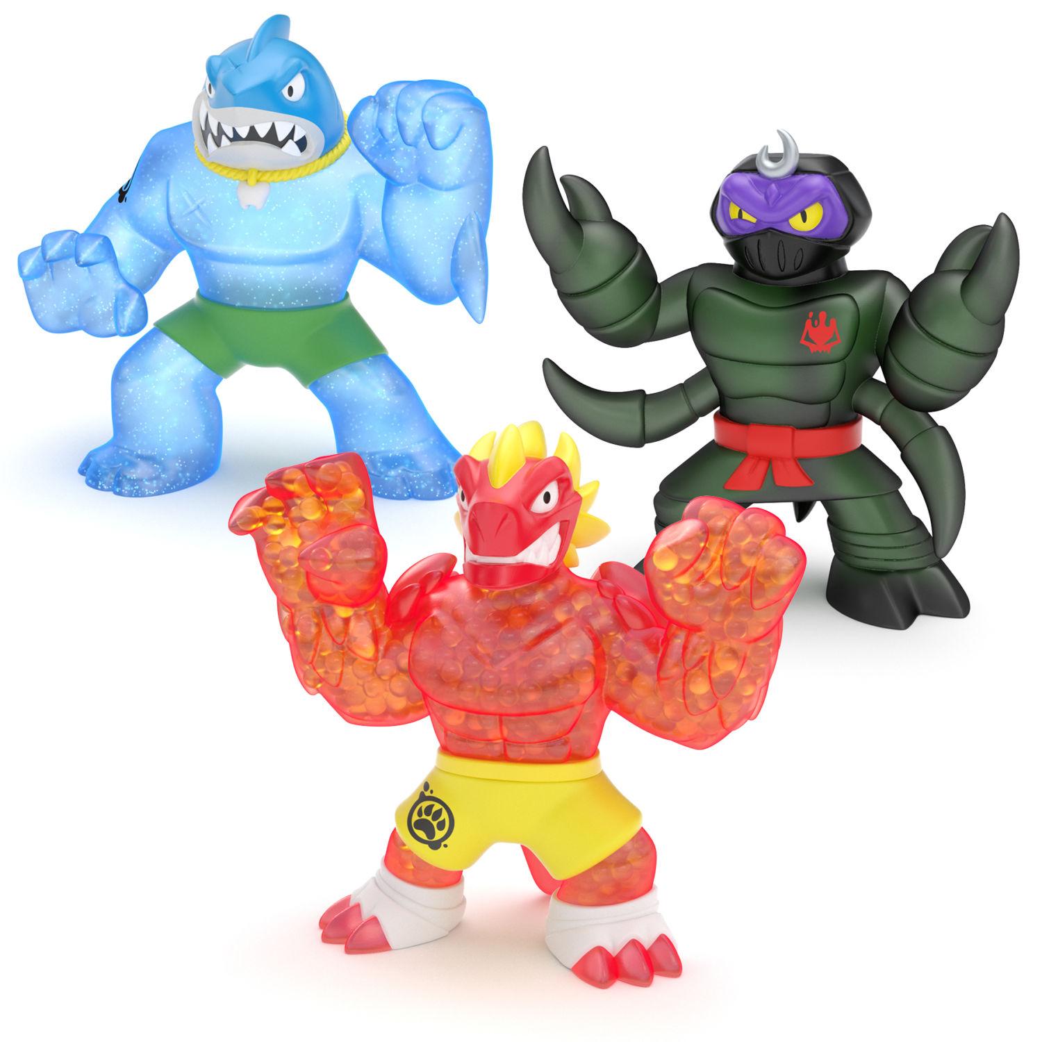 New Heroes of Goo Jit Zu Action Figures Stretch Squish and More