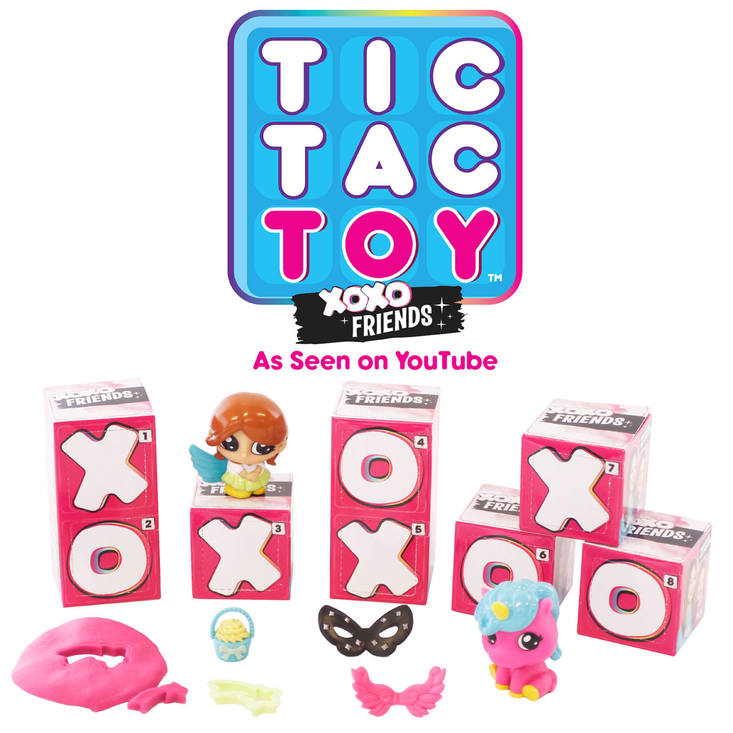 Tic Tac Toy XOXO Friends New Surprise Pack 4 Addy Maya Youtube Surprises Boxes 