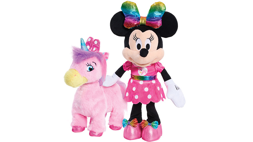 Minnie Mouse Walk and Dance Unicorn Stuffed Plush Interactive Toy Best Gift New 