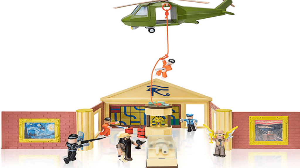 Role Play At Home With The Roblox Jailbreak Museum Heist Feature Playset The Toy Insider - roblox plus features