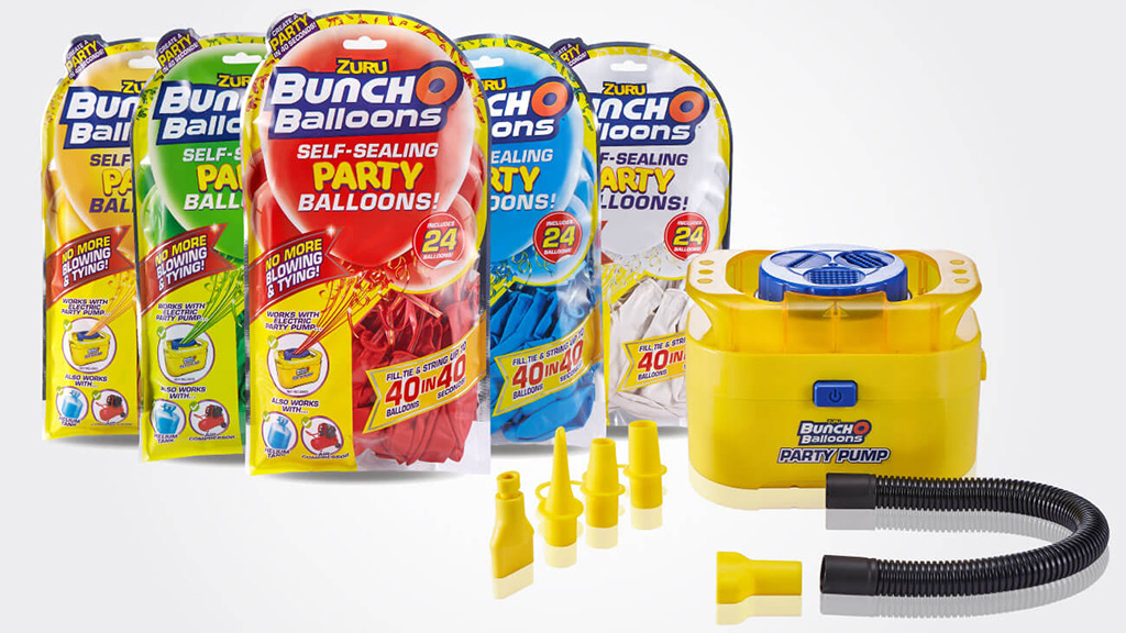 Zuru Bunch O Balloons Self Sealing Party Baloons with Party Pump 