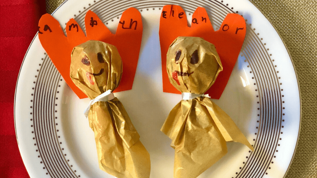 turkey pop place cards craft