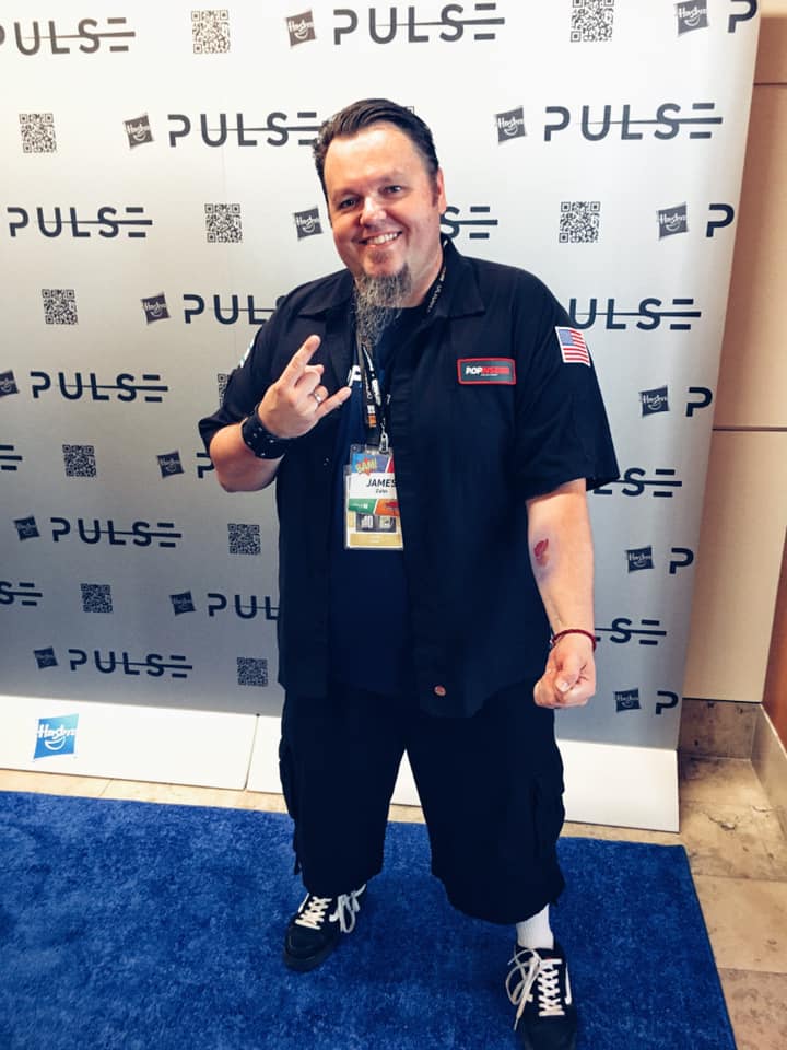 James Zahn at a Hasbro Event
