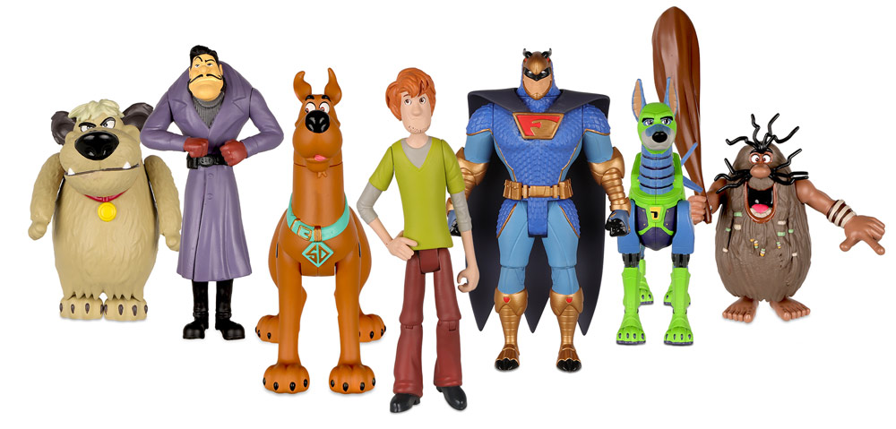 5X 6" Scooby Doo Movie Falcon Dynomutt Super Scoob & Dick Dasterdly Figure Toys 