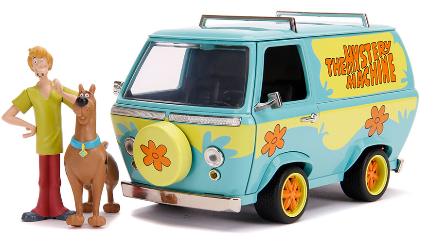 Hollywood Rides Scooby-doo Mystery Machine With Shaggy & Scooby