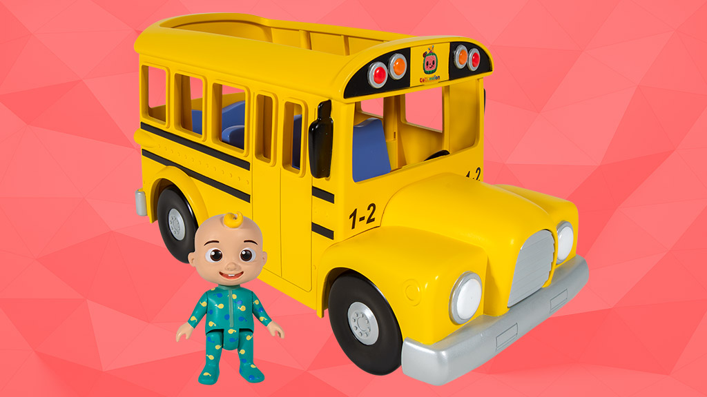 Details about   COCOMELON Musical Yellow School Bus JJ Figure Jazwares Wheels on the Bus Big Toy 