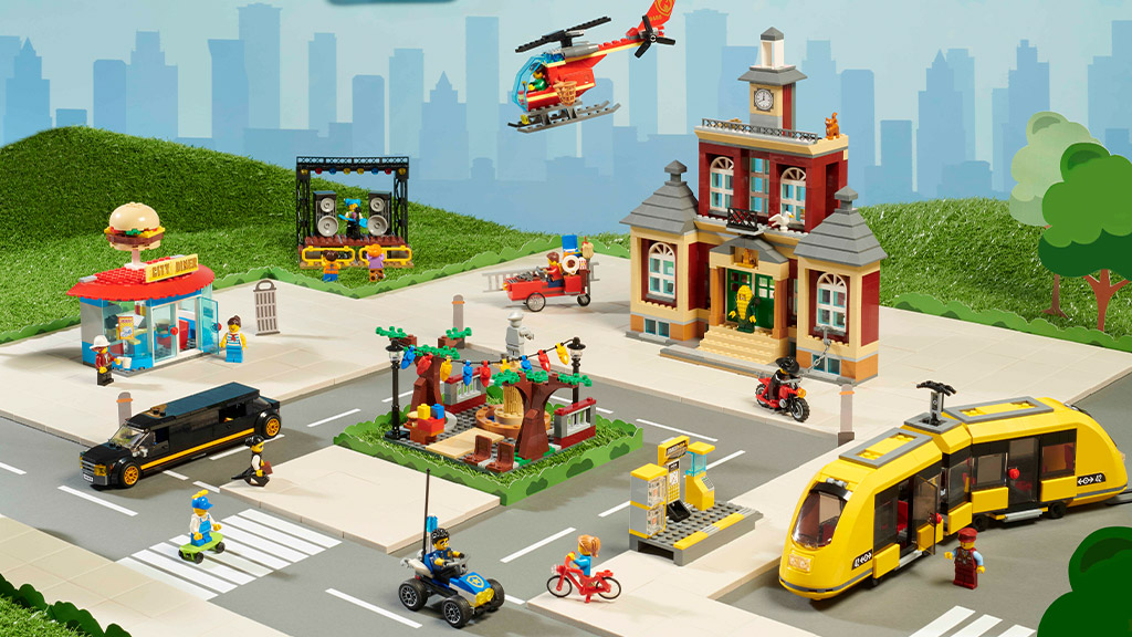 Build the Buzz of the Big City with LEGO City Main Square The Toy Insider