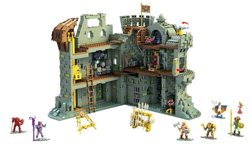 Mega Construx Masters Of the Universe Castle Grayskull-He-Man Burg ggj67 