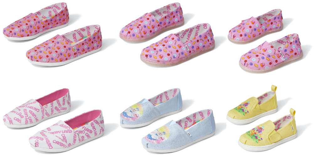 The TOMS x Candy Land Collab Has Sweet Shoes for Kids *and