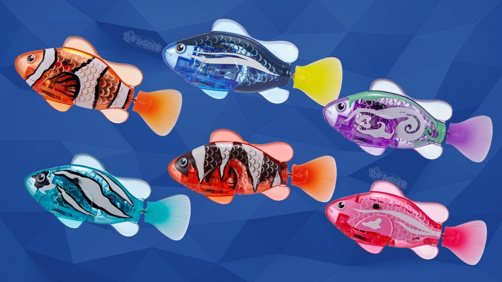 Zuru Robo Alive ROBO FISH Color Change Water Activated #7125G Purple Toy Fish 