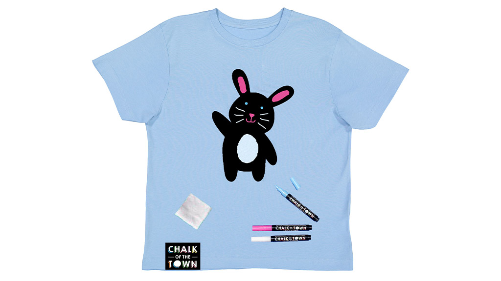 CHALK OF THE TOWN BUNNY T-SHIRT KIT - The Toy Insider