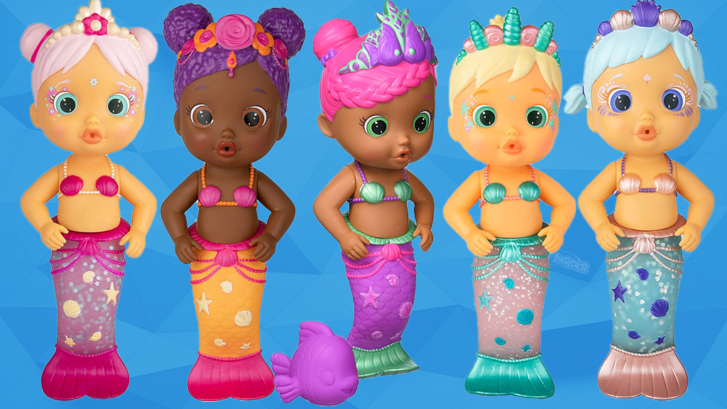 IMC Toys Bloopies Mermaids Lovely Doll Baby Bath Time Fun Toy