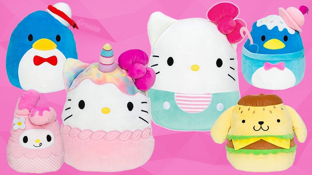 Squishmallow Hello Kitty Plush Toys Kellytoy 8in Set of 2 Sanrio for sale online 