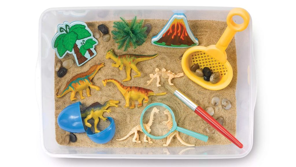JoyGrow 8 Pack Dinosaur Toys Press and Go Dinosaur Playset Educational Dinosaur Model Toys for Boys Girls Toddlers Kids 