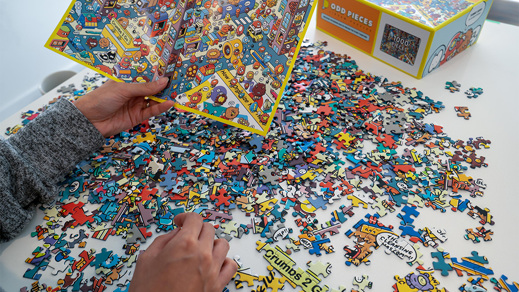 Details about   Mini Puzzle Jigsaw Aurora Assembling Toy Gift Decompression Creative 1000Pcs 