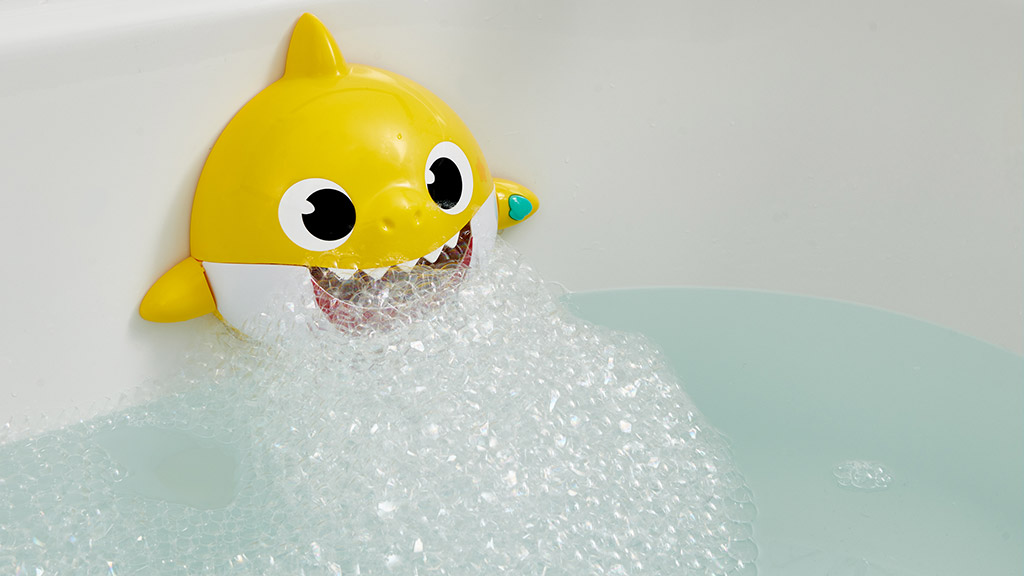 Pinkfong Baby Shark Singing Bath Time, Bathtub Bubble Maker