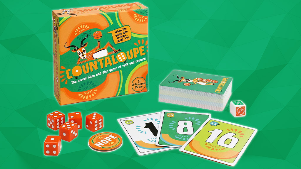 BANANAGRAMS Countaloupe Award-Winning Simple Family Dice Game of Risk and Reward 