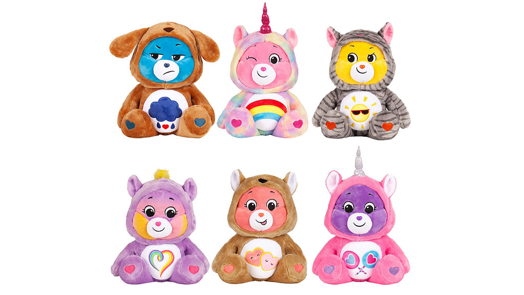2 Care Bears CARE BEARS  HOODIE FRIENDS COLLECTOR SETs 