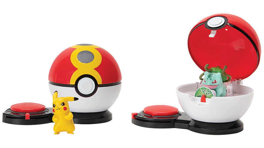 2 Surprise Attack Balls 6 Attack Disks Toys for Kids and Pokémon Fans Pokemon Surprise Attack Game Featuring Pikachu and Bulbasaur 