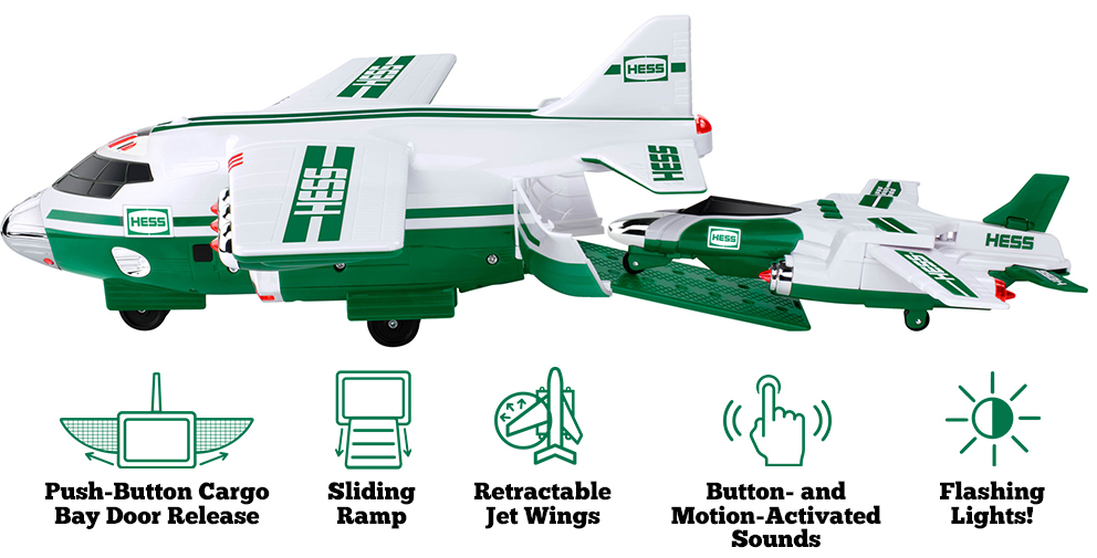 The Perfect Holiday Gift! 2021 HESS Toy Truck Cargo Plane /& Jet