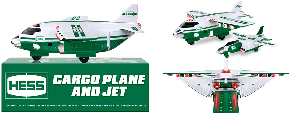 *mint  NEW 2021 HESS TOY TRUCK-CARGO PLANE AND JET-CASE FRESH *sold out ONLINE 