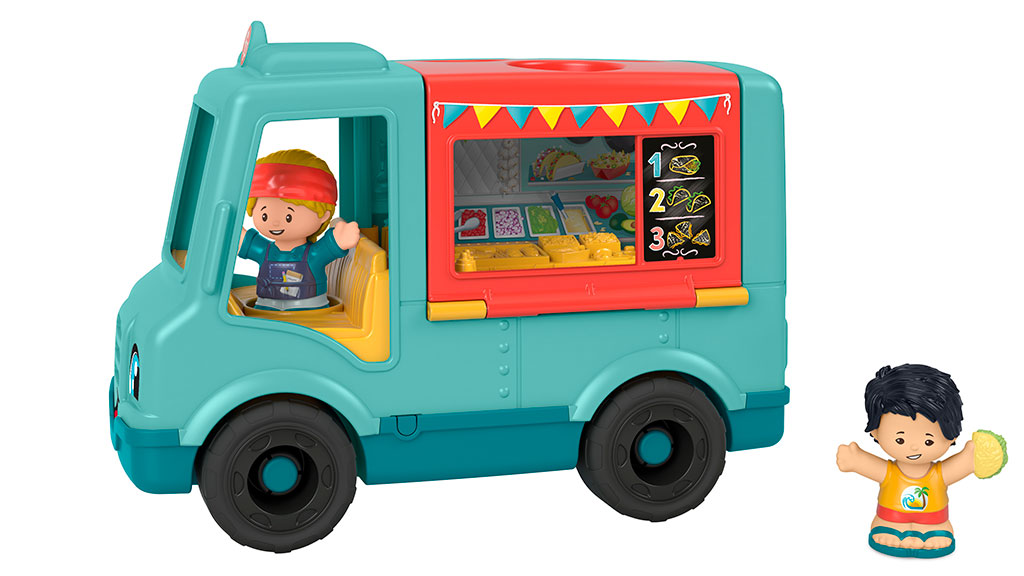 Fisher Little People Serve It up Food Taco Truck Musical Vehicle 2020 Toy for sale online 