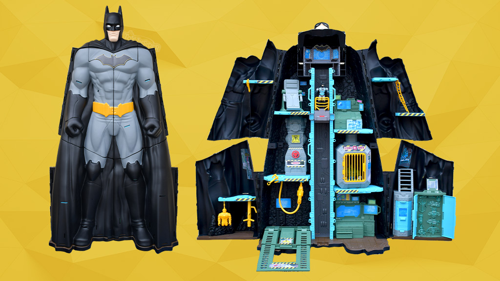 SpinMaster BatmanBatTechTransformingBatcavePlayset Featured