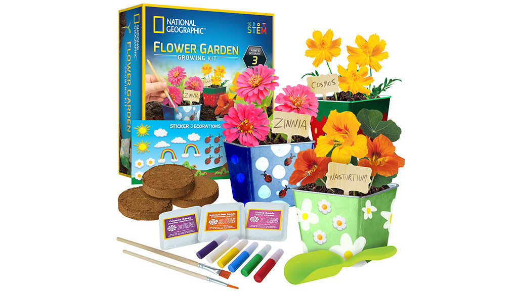 NATIONAL GEOGRAPHIC FLOWER GARDEN GROWING KIT The Toy Insider