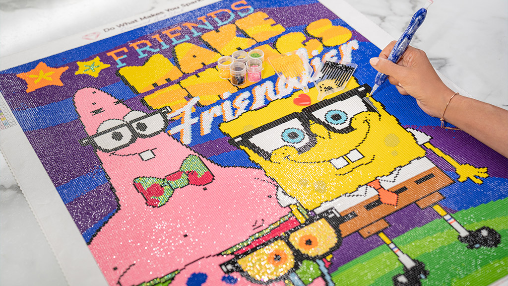 Bring Nickelodeon Characters into Craft Time with New Diamond Art Club Kits